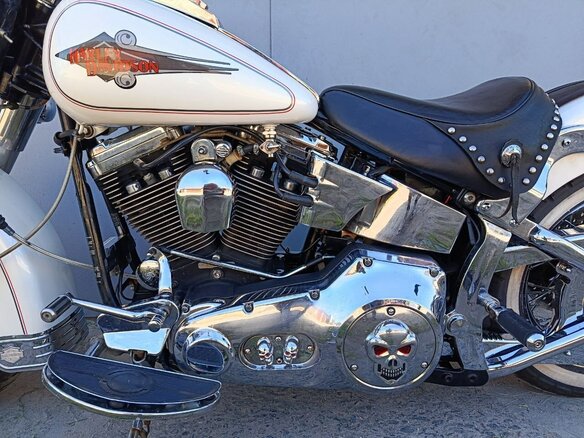 1995 Harley-Davidson Heritage, белый, 850000 рублей - вид 17