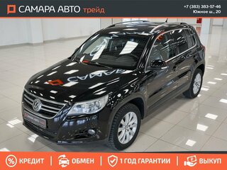 2010 Volkswagen Tiguan I, чёрный, 970000 рублей, вид 3
