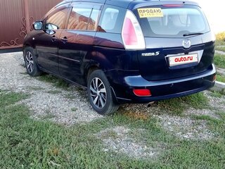 2008 Mazda 5 I (CR) Рестайлинг, синий, 650000 рублей, вид 4