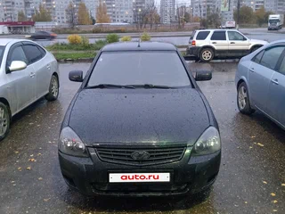2007 Lada (ВАЗ) Priora I, чёрный, 170000 рублей, вид 4