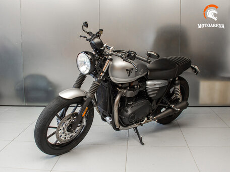 2022 Triumph Street Twin, серебристый, 876535 рублей, вид 3