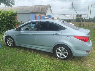 2011 Hyundai Solaris I, голубой, 411000 рублей, вид 4