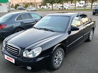 2006 Hyundai Sonata ТагАЗ IV (EF) Рестайлинг, чёрный, 650000 рублей, вид 3