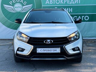 2020 Lada (ВАЗ) Vesta SW Cross I, белый, 1090000 рублей, вид 3
