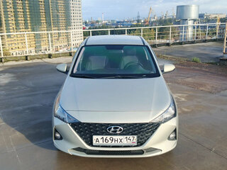 2020 Hyundai Solaris II Рестайлинг, серебристый, 1470000 рублей, вид 5