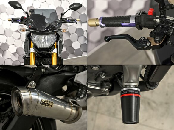 2014 Yamaha MT-09 (FZ-09), фиолетовый, 599000 рублей - вид 9
