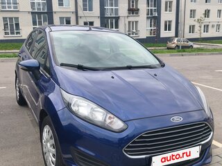2016 Ford Fiesta Mk6 Рестайлинг, синий, 770000 рублей, вид 3