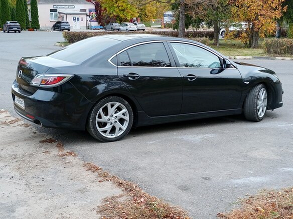 2010 Mazda 6 II (GH) Рестайлинг, чёрный - вид 10