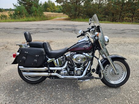 2007 Harley-Davidson Fat Boy, чёрный, 900000 рублей, вид 1