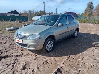 2010 Renault Logan I Рестайлинг, бежевый, 315000 рублей, вид 3