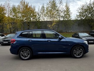 2021 BMW X3 20i xDrive III (G01), синий, 4800000 рублей, вид 5