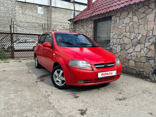 2006 Chevrolet Aveo I, красный, 350000 рублей, вид 1