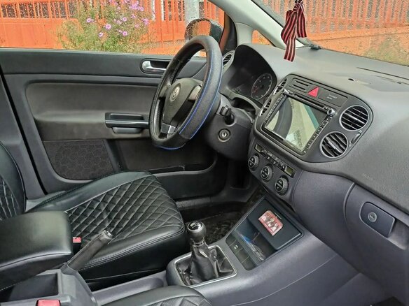 2008 Volkswagen Golf Plus I, синий, 800000 рублей - вид 6