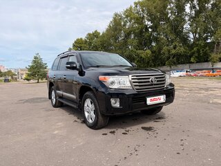 2012 Toyota Land Cruiser 200 Series Рестайлинг 1, чёрный, 3500000 рублей, вид 2