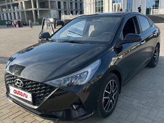 2021 Hyundai Solaris II Рестайлинг, чёрный, 1580000 рублей, вид 1