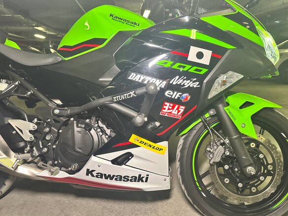 2021 Kawasaki Ninja 400, зелёный - вид 7