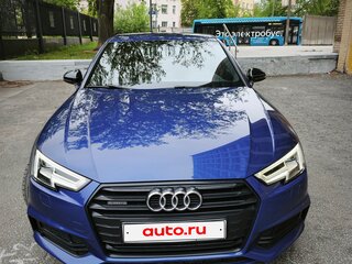 2017 Audi A4 V (B9), синий, 2950000 рублей, вид 2
