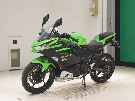 2022 Kawasaki Ninja 400, зелёный, 695000 рублей, вид 4