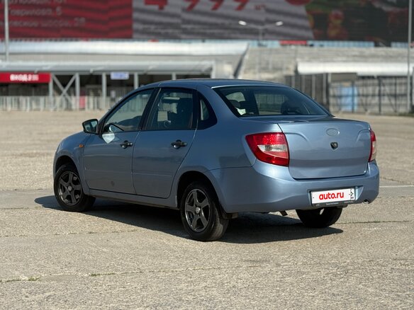 2016 Lada (ВАЗ) Granta I, голубой, 310000 рублей - вид 4