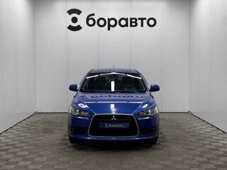 2012 Mitsubishi Lancer X Рестайлинг, синий, 700000 рублей, вид 3