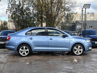 2015 Skoda Rapid I, синий, 749000 рублей, вид 4