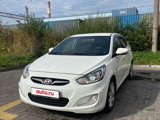 2012 Hyundai Solaris I, белый, 839999 рублей, вид 2