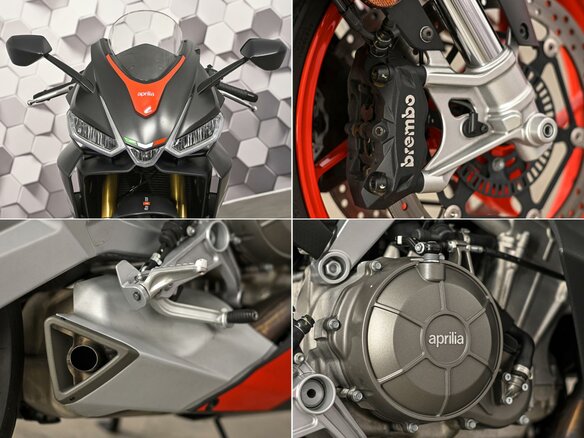 2021 Aprilia RS 660, чёрный, 969000 рублей - вид 9
