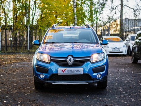 2016 Renault Sandero II, синий, 850000 рублей, вид 3