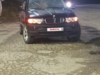 2000 BMW X5 3.0i I (E53), чёрный, 550000 рублей, вид 1