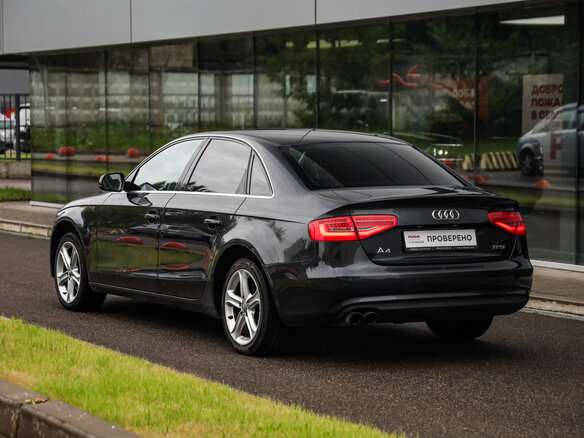 2013 Audi A4 IV (B8) Рестайлинг, чёрный - вид 7