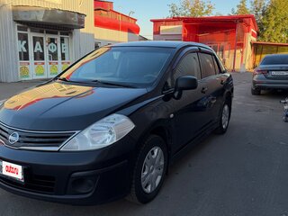 2012 Nissan Tiida I Рестайлинг, чёрный, 540000 рублей, вид 1