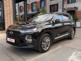 2019 Hyundai Santa Fe IV, чёрный, 2850000 рублей, вид 1