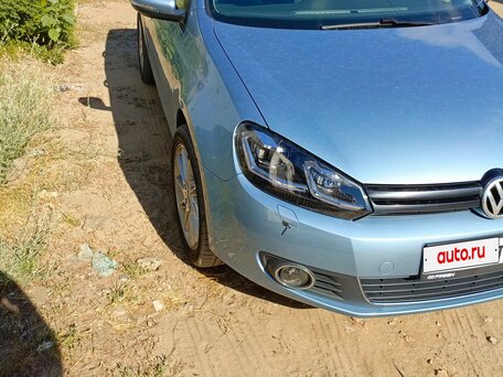 2011 Volkswagen Golf VI, голубой, вид 3