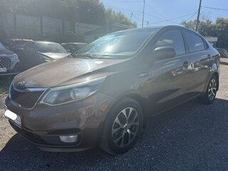 2017 Kia Rio III Рестайлинг, коричневый, 808000 рублей, вид 3