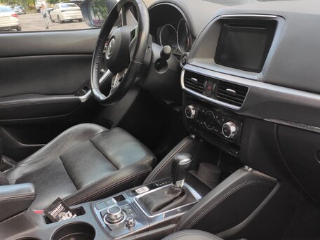 2015 Mazda CX-5 I Рестайлинг, серебристый, вид 4