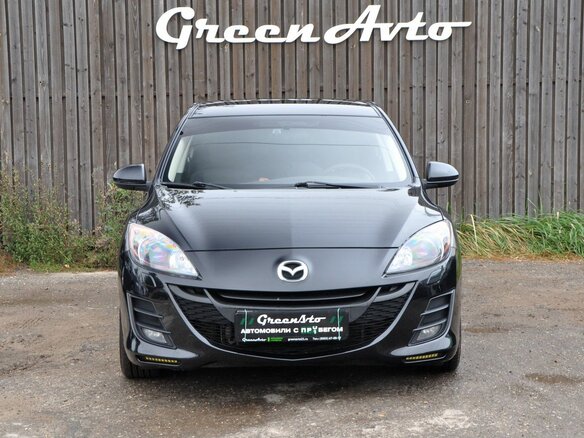 2009 Mazda 3 II (BL), чёрный, 720000 рублей - вид 1