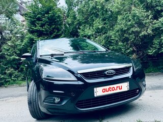 2008 Ford Focus II Рестайлинг, чёрный, 450000 рублей, вид 4
