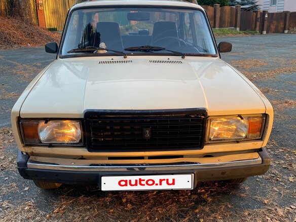 1997 Lada (ВАЗ) 2107, бежевый, 85000 рублей - вид 2