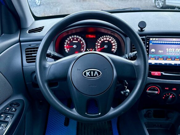 2011 Kia Rio II Рестайлинг, синий, 649000 рублей - вид 13