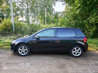 2012 Volkswagen Golf VI, чёрный, 790000 рублей, вид 4