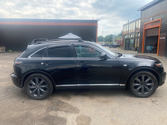 2008 Infiniti FX35 I (S50) Рестайлинг, чёрный, 930000 рублей - вид 2