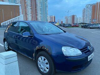 2005 Volkswagen Golf V, синий, 300000 рублей, вид 3
