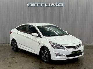 2016 Hyundai Solaris I Рестайлинг, белый, 1147000 рублей, вид 3