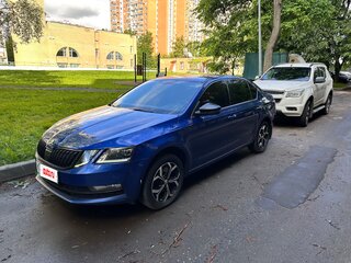 2018 Skoda Octavia III (A7) Рестайлинг, синий, 1800000 рублей, вид 2