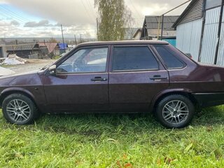 2000 Lada (ВАЗ) 21099, пурпурный, 160000 рублей, вид 2