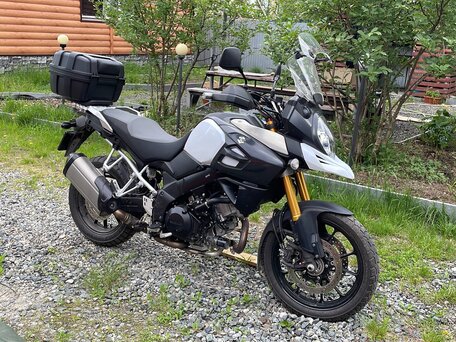 2014 Suzuki V-Strom 1000, белый, 700000 рублей, вид 1