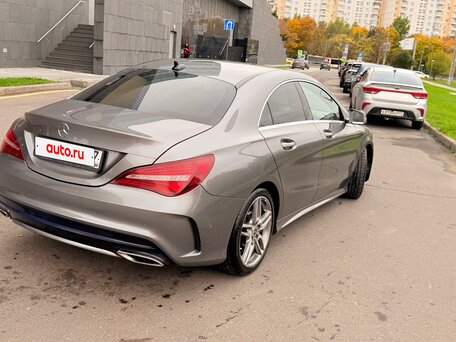2017 Mercedes-Benz CLA 200 I (C117, X117) Рестайлинг, серый, 1915000 рублей, вид 4