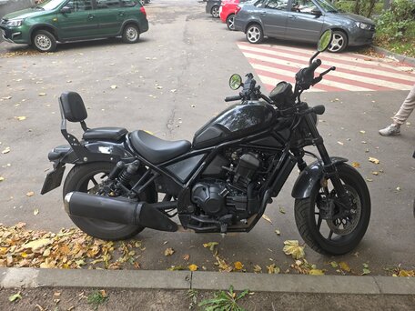 2021 Honda CMX 1100 Rebel, чёрный, 800000 рублей, вид 2