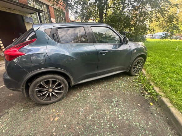2012 Nissan Juke I, синий - вид 4