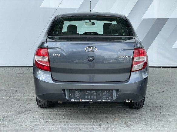 2018 Lada (ВАЗ) Granta I, серый, 535000 рублей - вид 5
